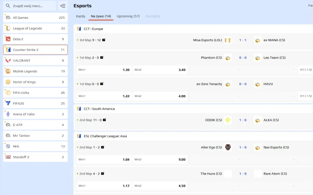 Zakłady na esport w Magic365