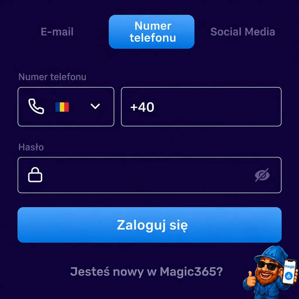 Logowanie do konta Magic365