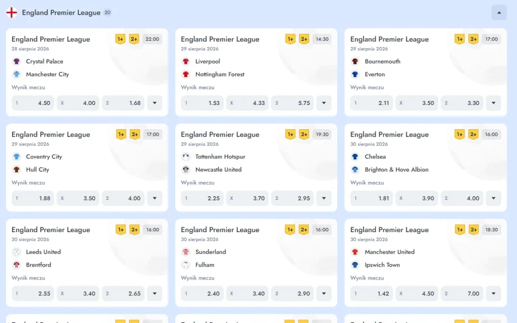 Zakłady na sport w Magic365
